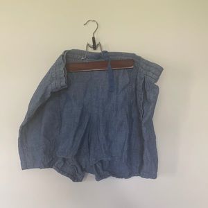 Chambray shorts